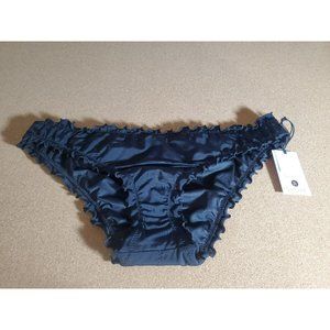 Shade & Shore Women Medium( 8-10) Ruffle High Leg Bikini Bottom
